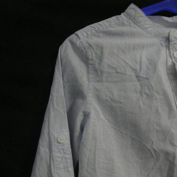 OKAIDI | 6 years | Light Blue Cotton Button-Up Shirt - Picture 3 of 16
